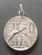 Beau Médaillon Pendentif Médaille Religieuse Argent 800 Début XXe "Pape Pie XI / Sanctuaire De Lourdes - 1935" - Religion &  Esoterik