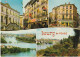 XXX -(26) BOURG DE PEAGE - CARTE MULTIVUES COULEURS : VUES GENERALES , COMMERCES - 2 SCANS - Sonstige & Ohne Zuordnung