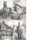 Illustrateur ROBIDA - Environs De VICHY - Collection De 12 Cartes Postales Avec Pochette - Robida
