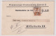 Zum. 121 / Mi. 115 Auf Nachnahmekarte FREISINNIGER KREISVEREIN ZÜRICH II Gelaufen Ab Zürich ENGE - Storia Postale
