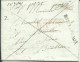 FRANCE  MARQUE P73P ROSOY Sne&Mne + Manuscrit + PASSE PARIS Rouge  POUR BOUILLON ( BELGIQUE ) DE 1821 LETTRE COVER - 1801-1848: Vorläufer XIX