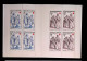 CL, Carnet, Croix Rouge, 1957, 82 Blocs De 4 Timbres, 8 Timbres, Jacques Callot, 2 Scans - Cruz Roja