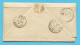 Umschlag Von Brunnen Nach Sarnen 1864 - Cartas & Documentos