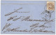 Hamburg Brief Mit Mi.-Nr.18a Als EF. Orig. Gelaufen Hamburg 3/6 1867 Nach Eybau über Ober Oderwitz, Feinst - Cartas & Documentos