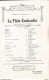 Programme Opera 1910 THEATRE PARIS LA FLUTE ENCHANTEE PUB DESSIN MUCHA - Programma's