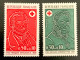 1972 FRANCE N 1735/36 CROIX ROUGE NICOLAS DESGENETTES - FRANÇOIS BROUSSAIS - NEUF* - Unused Stamps