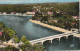 XXX -(40) HOSSEGOR - LE PONT ET LE LAC - VUE AERIENNE - 2 SCANS - Hossegor