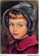 AJRP5-0494 - ENFANTS - FERRAN CALLICO - MIMI A LA CHAPELINE - PASTEL - Portraits