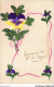 AJRP10-0988 - FLEURS - VIOLETTES - CUEILLIS POUR VOUS - Flowers