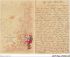AJRP9-0976 - FLEURS - PANIER DE ROSES CARTE DOUBLE LETTRE - Fleurs