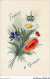 AJRP9-0967 - FLEURS - BOUQUET DE MARGUERITES - FLEURS D'ALSACE - Flowers