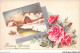 AJRP8-0809 - FLEURS - ROSE ET MAISONS  - Flowers