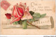 AJRP10-1045 - FLEURS - C'EST UN COEUR AMIE QUI VOUS L'ENVOIE  - Blumen