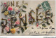 AJRP10-1036 - FLEURS - UNE PENSEE - ROSES  - Blumen