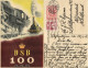 Denmark, 100 Aar DSB, Danish State Railways (1947) Postcard - Danemark