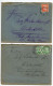 Germany 1925 2 Covers W/ Letters & Invoices; Vohwinkel To Ostenfelde; 5pf. & 10pf. German Eagle & Rhineland - Briefe U. Dokumente