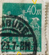 Allemagne/Empire -  #227 40M Farmers, Vert - VARIÉTÉ - Used Stamps