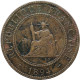 LaZooRo: French Indochina 1 Cent 1894 VF / XF Scarce - Indocina Francese