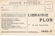 75 PARIS 06 #22852 LIBRAIRIE PLON RUE GARANCIERE ATELIERS DE COMPOSITION ET MONOTYPES - Distrito: 06