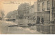 75 PARIS #22791 CRUE DE LA SEINE INONDATIONS 1910 QUAIS MONTEBELLO ET LA TOURNELLE BARQUE CANOT - Überschwemmung 1910