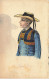 ILLUSTRATEUR #25977 PAYSAN BRETON EN TENUE TRADITIONNELLE BRETAGNE FAIT MAIN - Before 1900