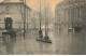 75 PARIS 16 #22933 INONDATIONS CRUE DE LA SEINE 1910 AUTEUIL SOLDATS SU 1ER GENIE PORTANT SECOURS CANOT BARQUE - Überschwemmung 1910