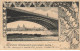 ALLEMAGNE GERMANY #28407 MAINZ HERZLICHEN GLUCKWUNSCH ZUM NEUEN JAHRE BRIDGE PONT DECOR ART NOUVEAU - Mainz