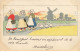 HOLLANDE #25203 MOULIN FERMIERES OIES PAR ILLUSTRATEUR MOLEN FERME - Sonstige & Ohne Zuordnung