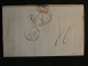 DN19 FRANCE  LETTRE RARE 1827  TORIGNY A ST JEAN DE LUZ  +MAIRES + AFF. INTERESSANT +++ - 1801-1848: Précurseurs XIX