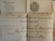 DN19 FRANCE  LETTRE RARE 1827  TORIGNY A ST JEAN DE LUZ  +MAIRES + AFF. INTERESSANT +++ - 1801-1848: Précurseurs XIX