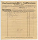 Germany 1925 Cover & Invoices; Pockau (Flöhatal), Emil Neumann, Rauchwarenzurichterei; 10pf. German Eagle & Rhineland - Briefe U. Dokumente