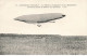 AVIATION #26314 AEROSTATION MILITAIRE DIRIGEABLE LEBAUDY EVOLUANT DANS LA PLAINE DE MOISSON - Zeppeline