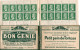 CARNET 170-C 1 Type PASTEUR "PETIT PAIN DE TORTOSA + BON GENIE". Bon état Général, Mais Adhérences (voir Photos). - Antiguos: 1906-1965