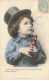 ENFANT #26990 PORTRAIT GARCONNET MUSICIEN FLUTE CHAPEAU HAUT DE FORME - Portraits