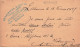 PORTUGAL #28493 ENTIER POSTAL LISBOA LISBONNE 1897 PHARMACIA BARRAL RUA AUREA POUR PARIS FRANCE - Entiers Postaux