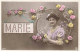 FANTAISIES #27071 JEUNE FEMME PORTRAIT SORTANT D UN TABLEAU FLEURI FLEURS PRENOM MARIE - Femmes