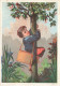 CHROMO #CL30858 LAINE ENFANT GRIMPANT SUR UN ARBRE CERISIER DANOIVILLE PARIS - Other & Unclassified