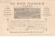 CHROMO #CL29503 AU BON MARCHE BOUCICAUD ENFANTS COSTUMES PIERROT GARDE FORET CERISES PARIS MINOT - Au Bon Marché