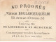 CHROMO #CL30828 AU PROGRES ENFANTS DEGUISES SOLDATS OEUF CUILLER GEANTE TESTU MASSIN PARIS - Otros & Sin Clasificación