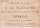 CHROMO #CL30939 A LA FLAMANDE LA MAIN CHAUDE ROMANET PARIS - Otros & Sin Clasificación