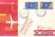 FRANCE #36360 AIR FRANCE PRMIERE BOL CARAVELLE ROME ISTANBUL 1959 - Cartas & Documentos