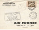 FRANCE #36359 AIR FRANCE PREMIERE LIAISON ARIVONIMAMO IVATO MADAGSCAR AVION VAUTOUR 1960 - Lettres & Documents