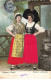 CARTE FANTAISIES #MK33969 DEUX FEMMES EN COSTUME TRADITIONNEL  ALSACIENNES CARTE TISSUS - Vrouwen