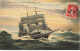 BATEAUX #MK36322 APRES LA TEMPETE EN ROUTE SOUS PETITE VOILURE VOILIER - Sailing Vessels