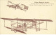 AVIATION AVION #AS36582 BIPLAN BREGUET RICHET MOTEUR GOBRON BILLEE 60 HP CONSTRUIT A DOUAI - ....-1914: Vorläufer