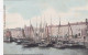 XXX Nw-(62) BOULOGNE SUR MER - BATEAUX DE PECHE DANS LE PORT - CARTE PUBLICITAIRE CHOCOLAT LOUIT - Fishing Boats