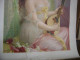 Affiche Chromo CLERC PETREMENT LA Cigale Jeune Femme Pin Up 54 X 75 Cm - Posters