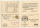 Germany 1926 Postcard & Reply Card; Coblenz - Vereinigte Weingutsbesitzer To Ostenfelde; 3pf. German Eagle - Covers & Documents