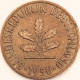 Germany Federal Republic - Pfennig 1950 J, KM# 105 (#4451) - 1 Pfennig