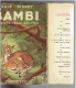 BAMBI AVEC JAQUETTE DE WALT DISNEY COPYRIGHT 1948 DEPOT LEGAL 4° TRIMESTRE 1949 IMPRIMEUR GEORGES LANG - Disney